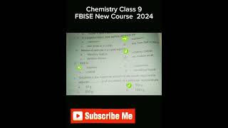 Chemistry class 9 Chapter 1 Objective Assessment [upl. by Olson]