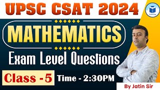 UPSC CSAT 2024  English  Exam Level Questions  Class 3  Civilstap [upl. by Akenehs908]