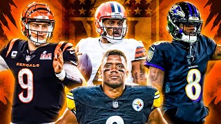 Ranking Every AFC North QB from WORST to FIRST [upl. by Roselin808]