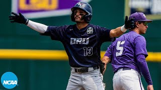 Oral Roberts vs TCU 2023 Mens College World Series highlights 61623 [upl. by Iew]