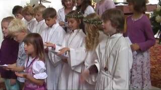 Church children´s choir Germany with wonderful melody [upl. by Kceb]