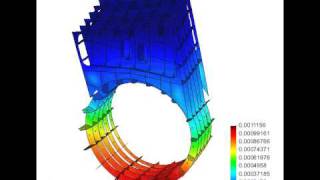 Coupled fluidstructure analysis FSI of a ducted propeller [upl. by Aleek]