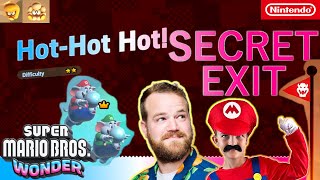 HotHotHot Secret Exit  Deep Magma Bog  Super Mario Bros Wonder [upl. by Ztnahc]