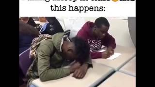 Falling asleep in class and this happen [upl. by Namolos908]