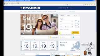 How to book Ryanair flight tickets [upl. by Diarmit]