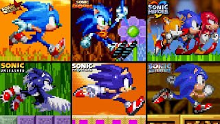 All 3D Sonics In 2D Games [upl. by Sivatco]