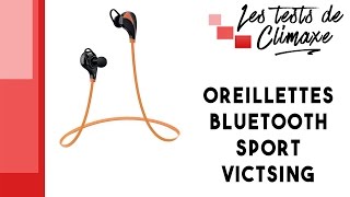 Test dune paire doreillettes bluetooth pour le sport Victsing [upl. by Rosenberger]