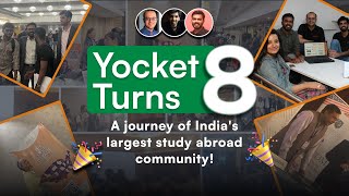 Yocket Turns 8 Celebrating Yockets 8th Anniversary With Yocketers [upl. by Olegnaed]