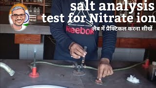 nitrate ion salt analysis neet [upl. by Arahsal171]