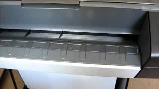 HP Designjet Z3200 printer  how to load the paper roll  by HP Plotter  Printer Sales and repairs [upl. by Williamsen938]