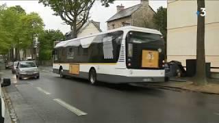 Mise en service du premier bus électrique à Rennes [upl. by Noivaz]