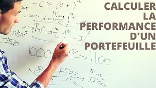 Calculer la performance dun portefeuille [upl. by Betthezel197]