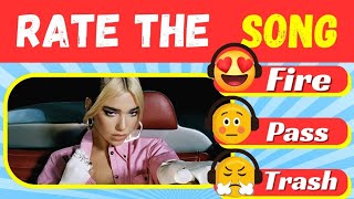 RATE THE SONG TikTok trends Songs Tier List 🤩 Music Quiz [upl. by Antipas]