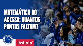 CONTAGEM REGRESSIVA PARA A SÉRIE A QUANTOS PONTOS FALTAM PARA O CRUZEIRO CONSEGUIR O ACESSO [upl. by Sparhawk446]