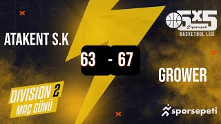 Atakent SK  Grower  Div 2  Div 2  Sporsepeti Basketbol Ligi [upl. by Nashoma798]