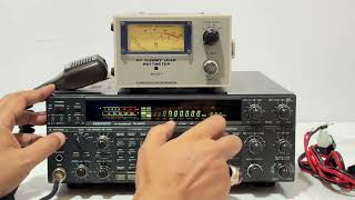 Kenwood TS850D HF 120W Open Freq [upl. by Yssenhguahs]