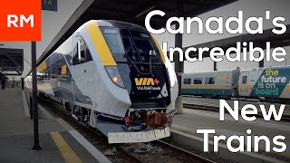 Canadas Incredible New Intercity Trains  VIA Rail Siemens ChargerVenture Fleet [upl. by Osrit610]