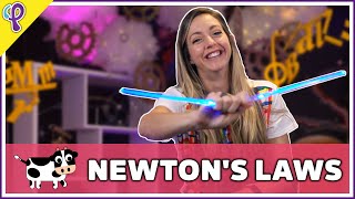 Newtons Laws of Motion  Physics 101  AP Physics 1 Review  Dianna Cowern [upl. by Mahtal]