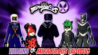 The Villains of Ladybug Roblox Miraculous RP [upl. by Aloiv]