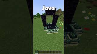 Minecraft Java vs Minecraft Bedrock [upl. by Ruon]