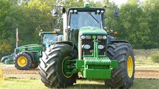 John Deere 3040 4240S 4350 7810 7830 7920 8360R amp 8530 Pulling The Sledge  DK Tractor Pulling [upl. by Pauly513]