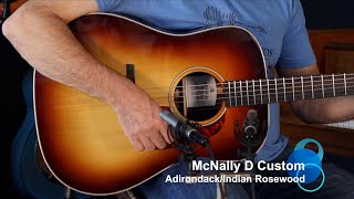 McNally Custom D  Adirondack SpruceIndian Rosewood [upl. by Eeloj]