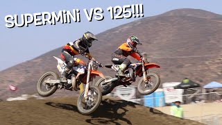 RACING MY SUPERMINI IN THE 125 CLASS Dangerboy Deegan [upl. by Egide]