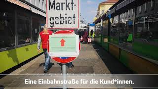 Brunnenmarkt wird FußgängerEinbahn [upl. by Armillia278]