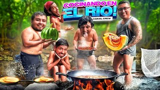 🔥COCINANDO EN EL RÍO HICIMOS HOT CAKES DE CALABAZA CON EL CREW RETOJORJAIS🔥 [upl. by Leyla]