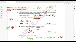 Acid Alkali Oxides and Salts page 1 and 2 IGCSE Chemistry Classified Topic 7 [upl. by Idden]