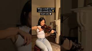 Adult violin VS Student violinshorts [upl. by Trix]