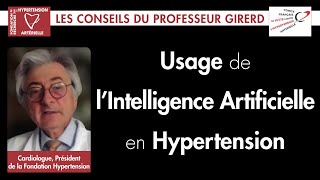 Usage de l’Intelligence Artificielle IA en Hypertension ia hypertension cardiologie [upl. by Deborath]