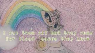 Melanie Martinez  PIGGYBACK lyric video CLEAN [upl. by Elodie]