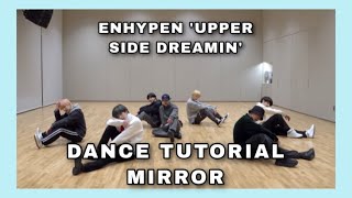 ENHYPEN UPPER SIDE DREAMIN  DANCE TUTORIAL MIRROR [upl. by Cate]