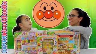 Anpanman Juguetes Japoneses en SUPERDivertilandia con Andrea y Raquel [upl. by Ditter]