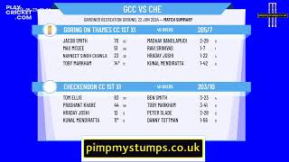 Goring on Thames CC 1st XI v Checkendon CC 1st XI [upl. by Belloir]