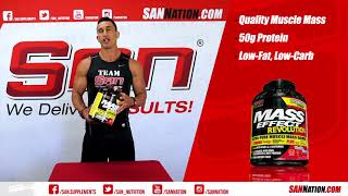 SAN Nutrition Mass Effect Revolution Mass Gainer with Diego Sebastian [upl. by Georgia]