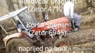 Traktori Zetor 4712 i 6945 Bukovčak i Korša negdje u Draškoviću [upl. by Calder629]