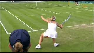 Maria Sharapova vsMichelle Larcher De Brito Highlights｜2013 Wimbledon R2 [upl. by Ede]