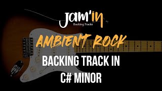 Ambient Rock Guitar Backing Track in C Minor [upl. by Ardnekat]