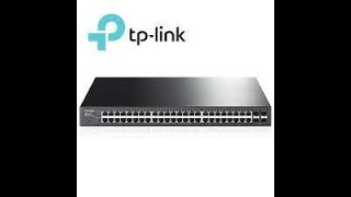 TpLink Jetstream 48 Port Gigabit Smart PoE Switch 4 SFP Slots T1600G 52PS configuration [upl. by Suruat283]