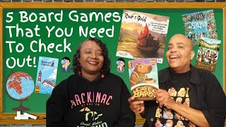 Five Board Games That You Need To Check Out [upl. by Drofiar648]