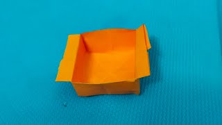 How to make papper container craft  A4 origami world [upl. by Notneb]