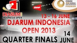 QF  MD  M AhsanH Setiawan vs Cai YFu H 2013 Djarum Indonesia Open [upl. by Danby112]