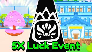 PETS GO X5 LUCK EVENT AND NEW HUGE KITSUNE [upl. by Kelsey]