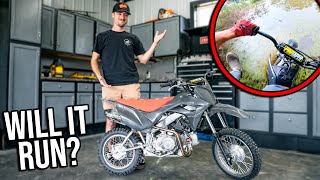 Trying to FIX BRAYDONS New DIRTBIKE Unsinking a 110 [upl. by Hendrik]