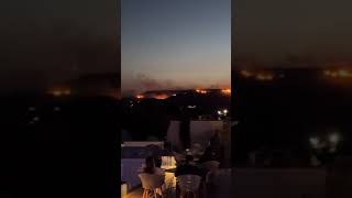 Wildfires ravage Greece scorching scenes from Kardamaina [upl. by Atiana283]