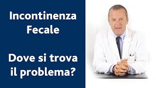 Dove è localizzato il problema della incontinenza fecale [upl. by Einra]