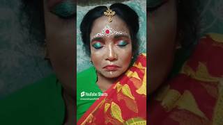 Bridal Makeup Tutorial  The EASY Way shorts makeup satisfying [upl. by Debbi763]