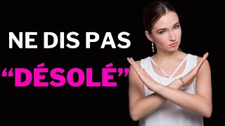 Mieux sexprimer en français  15 alternatives pour dire quotdésoléquot [upl. by Anabel]